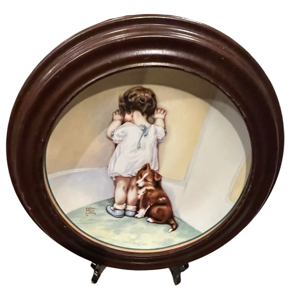 Hamilton Collection collectors plate. “In Disgrace” by Bessie Pease Gutman.